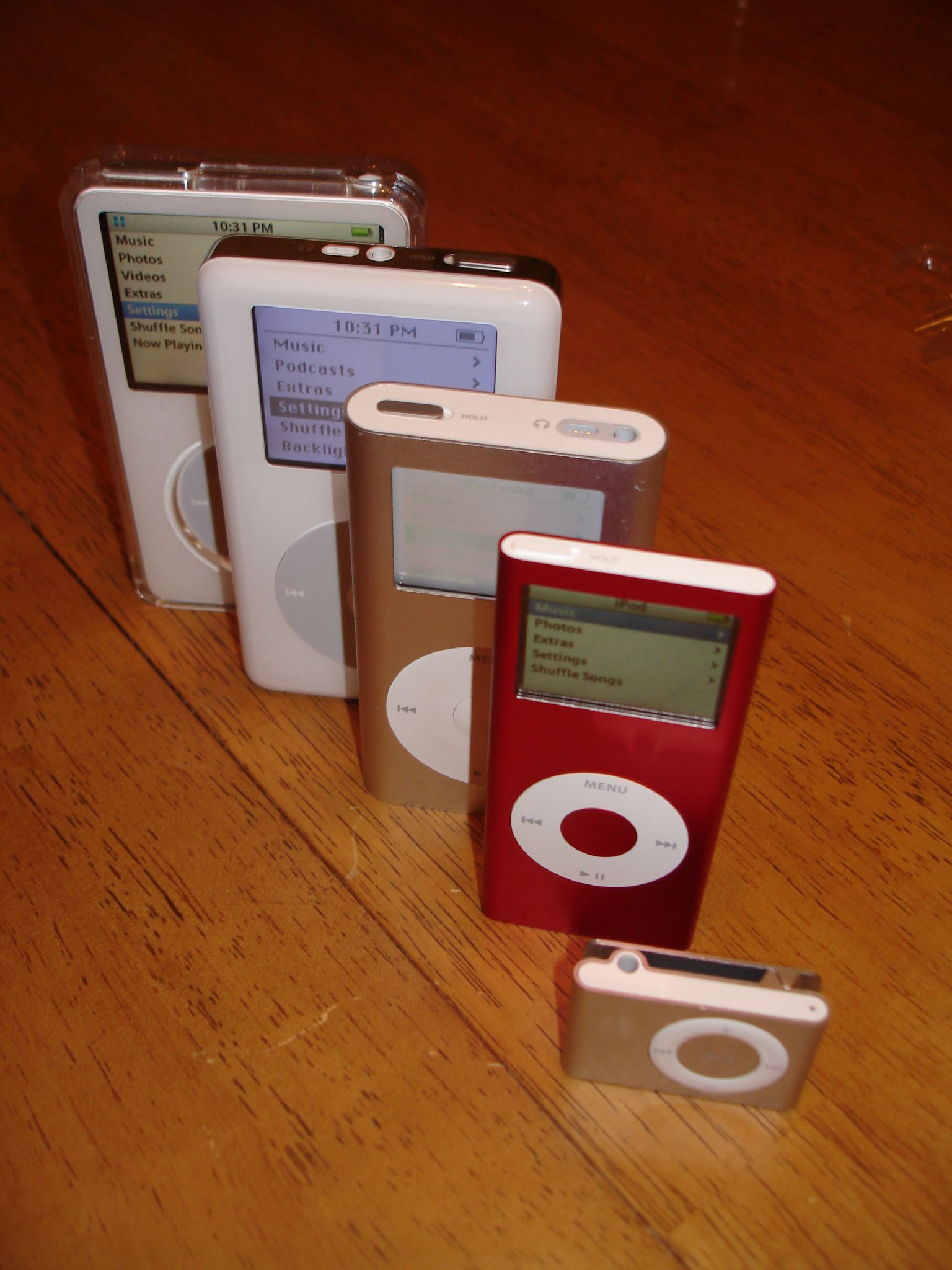 The Top 3 Digital Music Formats: Parallels of Sound 1 various ipods