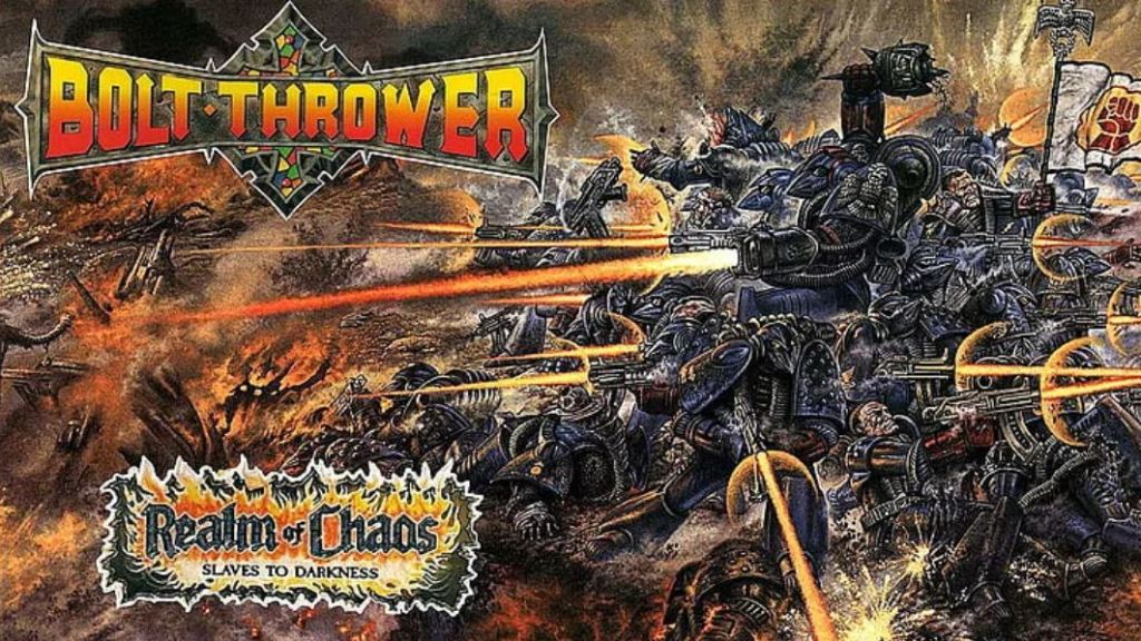 Realm of Chaos Artwork: Bolt Thrower and Warhammer 40000